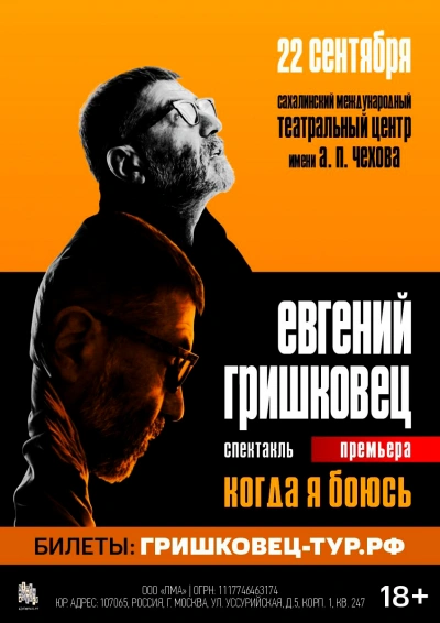 Аудиокнига Когда я боюсь - Евгений Гришковец